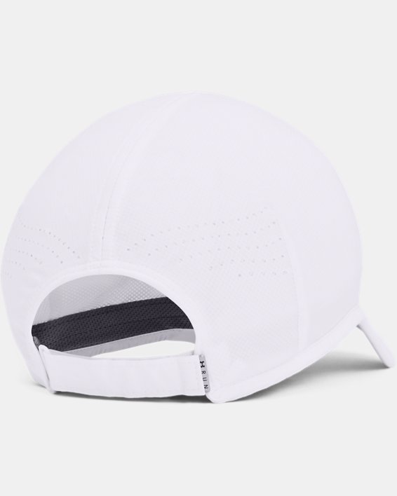 Women's UA Iso-Chill Launch Run Hat, White, pdpMainDesktop image number 1